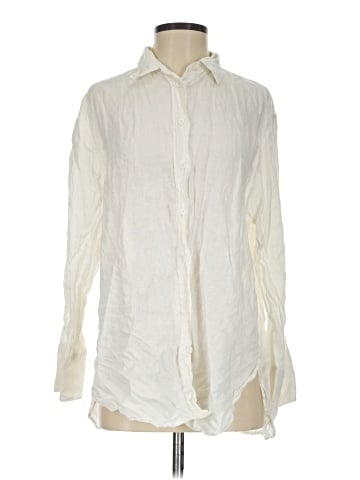 Zara Long Sleeve Button-Down Shirt (view 1)