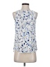 Monday Fun 100% Cotton Blue Sleeveless Blouse Size S - photo 1