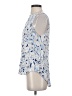 Monday Fun 100% Cotton Blue Sleeveless Blouse Size S - photo 5