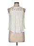 Freebird 100% Rayon Ivory Sleeveless Blouse Size M - photo 1