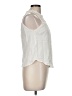 Freebird 100% Rayon Ivory Sleeveless Blouse Size M - photo 4