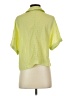 Rose + Olive Green Short Sleeve Blouse Size S - photo 2