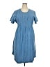 Assorted Brands Blue Casual Dress Size 2X (estimated) - photo 1