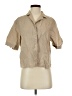 Uniqlo Tan Short Sleeve Blouse Size XS - photo 1