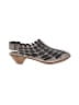 Rieker Houndstooth Gray Sandals Size EU 42 - photo 1