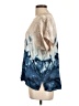 RIVER + SKY 100% Ecovero Tie-dye Blue Short Sleeve Blouse Size M - photo 5