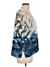 RIVER + SKY 100% Ecovero Tie-dye Blue Short Sleeve Blouse Size M - photo 4