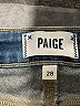 Paige Chevron-herringbone Blue Jeans Size 28 waist - photo 4