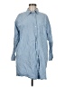 Universal Thread 100% Cotton Blue Long Sleeve Button-Down Shirt Size M - photo 1