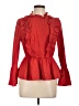 Amaryllis Red Long Sleeve Blouse Size Med - Lg - photo 1