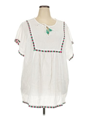 J.Crew Factory Store Short Sleeve Blouse (view 1)