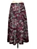 JM Collection Animal Print Burgundy Formal Skirt Size S - photo 2