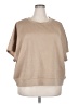 Double Take Tan Short Sleeve Top Size 3XL - photo 1