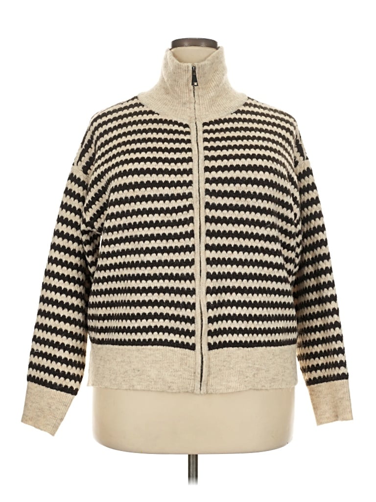 Pre-owned And Now This Cardigan Sweater In Tan