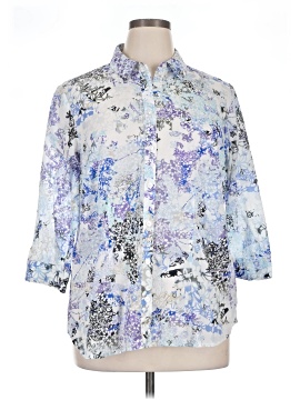 Coldwater Creek 3/4 Sleeve Button Down Shirt
