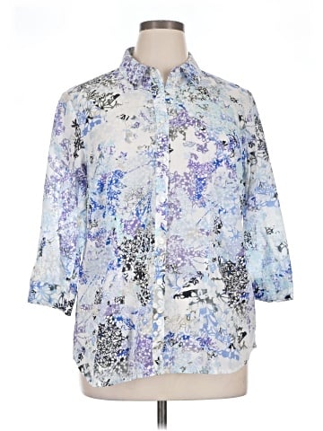 Coldwater Creek 3/4 Sleeve Button-Down Shirt (view 1)