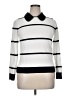 Kersh Stripes White Ivory Long Sleeve Top Size XL - photo 1
