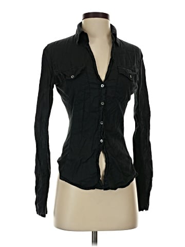 James Perse Long Sleeve Blouse (view 1)