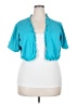 Catherines 100% Cotton Teal Shrug Size 24 - photo 1