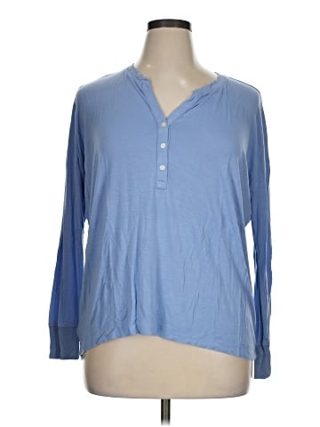 Lou & Grey Long Sleeve Henley (view 1)