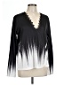 Made With Love Black Long Sleeve Blouse Size L - photo 1