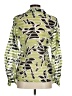 Worth New York 100% Polyester Camo Green Long Sleeve Blouse Size 6 - photo 2