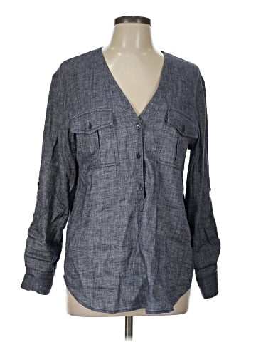 Theory Long Sleeve Blouse (view 1)
