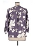 West Kei 100% Polyester Purple 3/4 Sleeve Blouse Size XL - photo 2