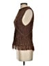 Pilcro Brown Sweater Vest Size S - photo 5