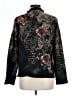 Jess & Jane 100% Cotton Print Green Jacket Size L - photo 2