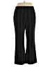 Fashion Bug Stripes Black Dress Pants Size 14 (petite) - photo 1