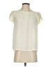 Papermoon 100% Polyester Ivory Short Sleeve Blouse Size S - photo 1