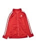 Adidas 100% Polyester Red Track Jacket Size 7 - photo 1