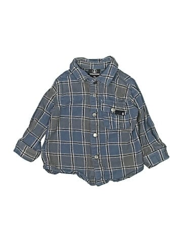 Volcom Long Sleeve Button-Down Shirt (view 1)