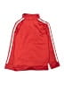 Adidas 100% Polyester Red Track Jacket Size 7 - photo 2