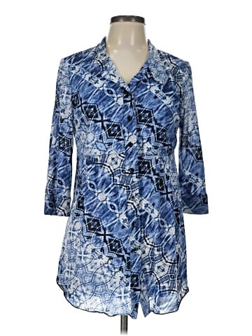 Style&Co 3/4 Sleeve Button-Down Shirt (view 1)