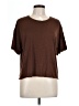 Sofia Jeans by Sofia Vergara Brown Short Sleeve T-Shirt Size L - photo 1