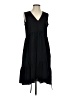 Calvin Klein 100% Polyester Solid Black Casual Dress Size 4 - photo 1