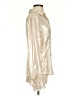 Maeve 100% Polyester Metallic Ivory Long Sleeve Blouse Size S - photo 4