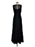 Ann Taylor 100% Polyester Black Cocktail Dress Size 6 - photo 2