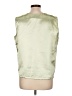 Blair 100% Polyester Metallic Green Sleeveless Blouse Size L - photo 2
