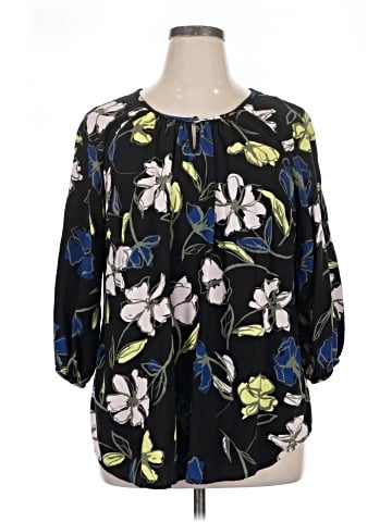 Evri 3/4 Sleeve Blouse (view 1)