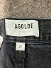 AGOLDE 100% Cotton Black Jeans Size 27 waist - photo 7