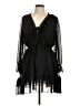Unbranded 100% Polyester Black Cocktail Dress Size L - photo 1