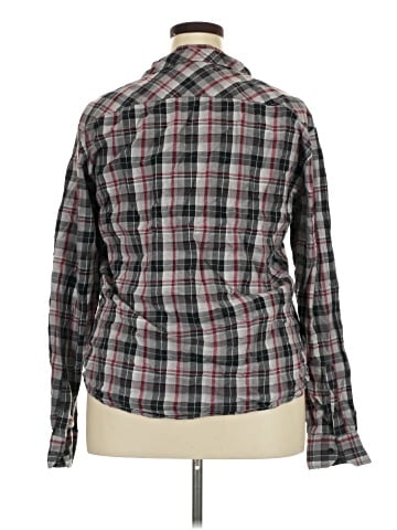 Black Long Sleeve Button-Down Shirt (view 2)