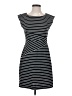 Attention Stripes Black Casual Dress Size S - photo 1