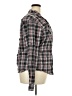 Black 100% Cotton Plaid Gray Long Sleeve Button-Down Shirt Size XXL - photo 4