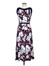Perceptions Floral Blue Casual Dress Size S - photo 2