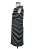 Attention Stripes Black Casual Dress Size S - photo 5