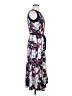 Perceptions Floral Blue Casual Dress Size S - photo 4